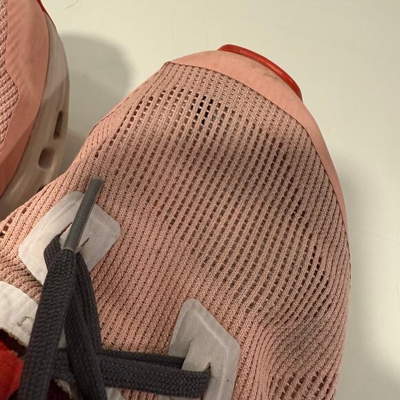 On Running Cloud Stratus Sneakers Shoes Pink White Red Active Gym Women's 8.5 - Picture 11 of 11